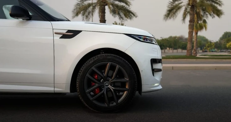 Land Rover Range Rover Sport 2023 white rental in dubai - undefined